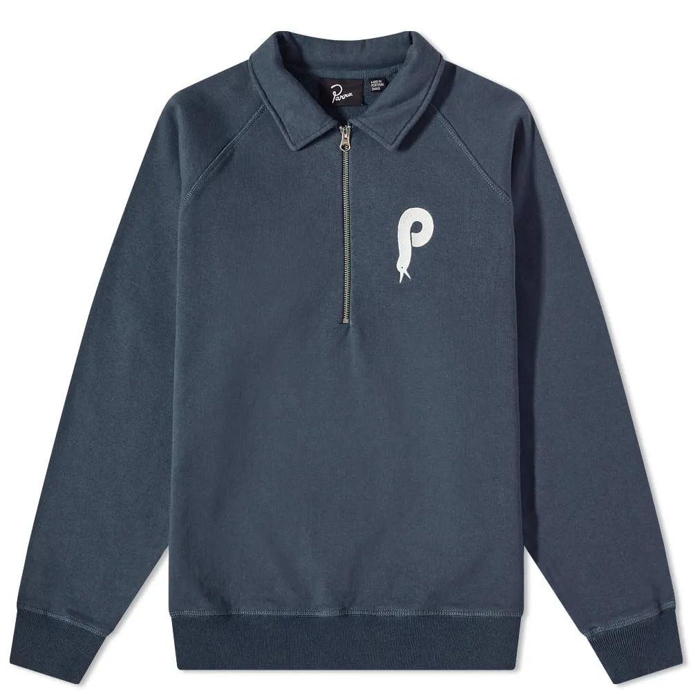 By Parra Bird Face P Half Zip Sweat