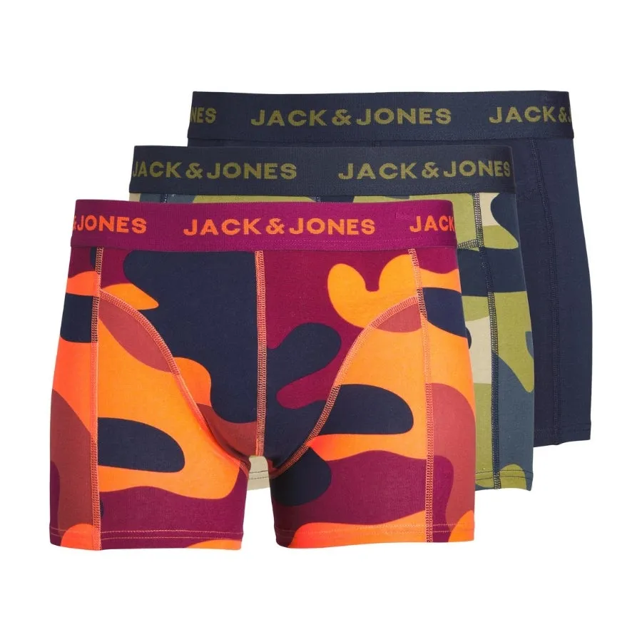  Calzoncillos Jack & jones Jaccamouflage Trunks 3 Pack