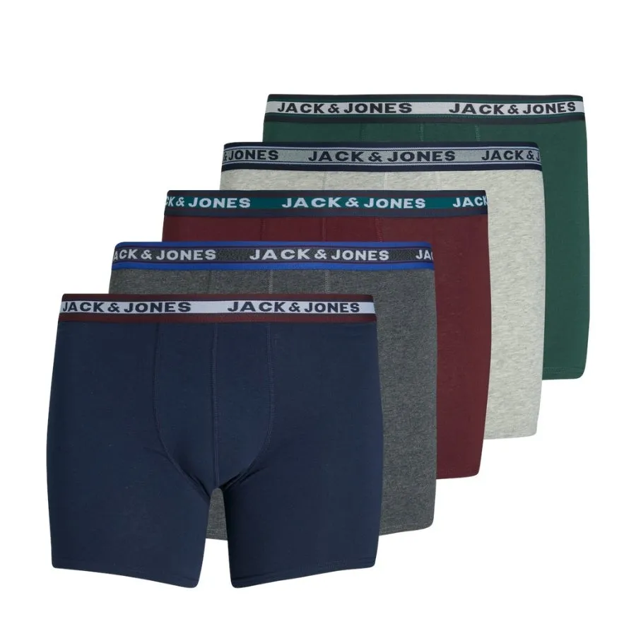  Calzoncillos Jack & jones plus Jacoliver Trunks 5 Pack Noos Pls