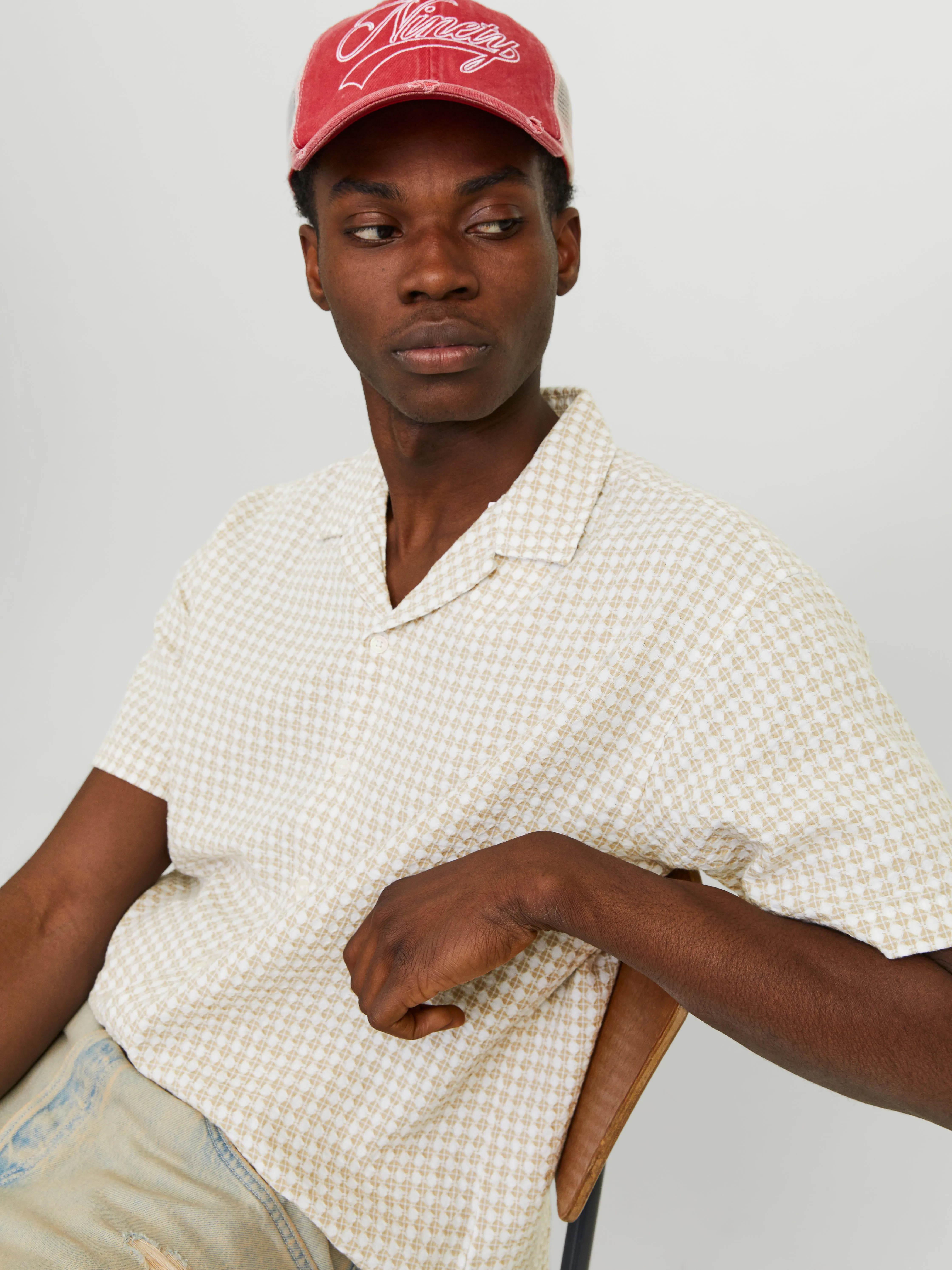 Camisa Corte comfort | Beige | Jack & Jones®