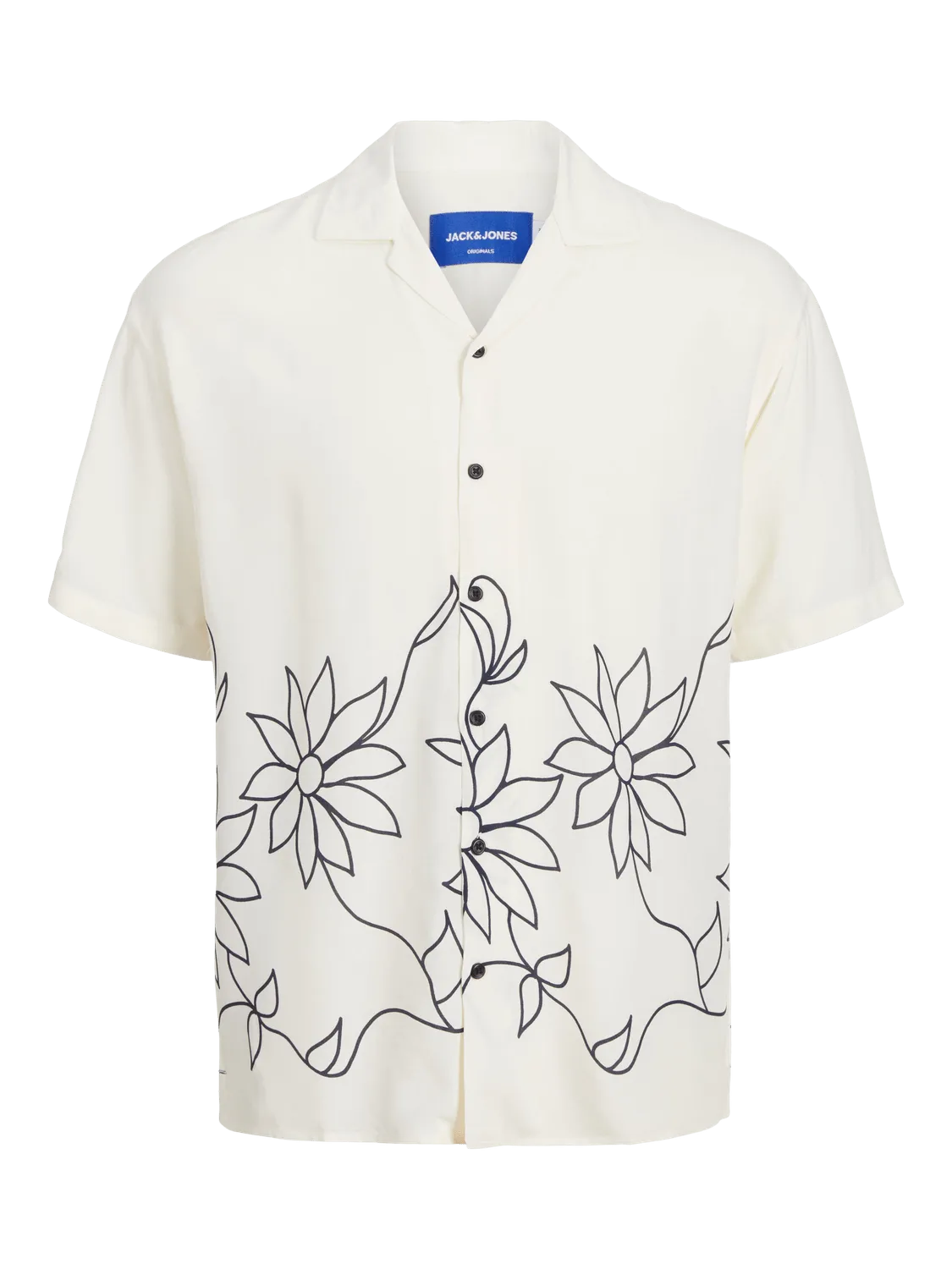 CAMISA ESTAMPADA BLANCA  JORLUKE
