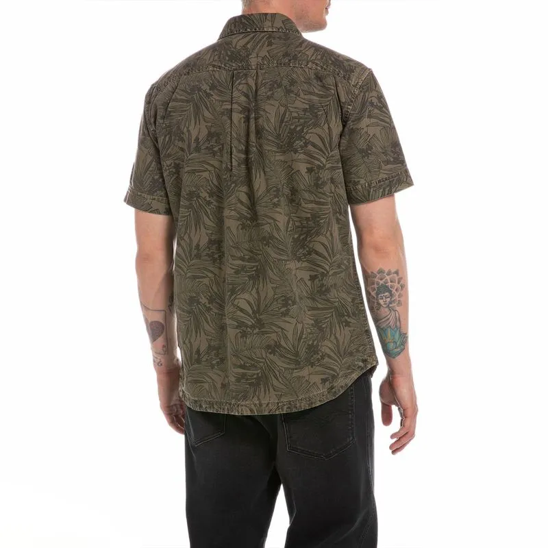 Camisa Manga Corta Para Hombre Replay