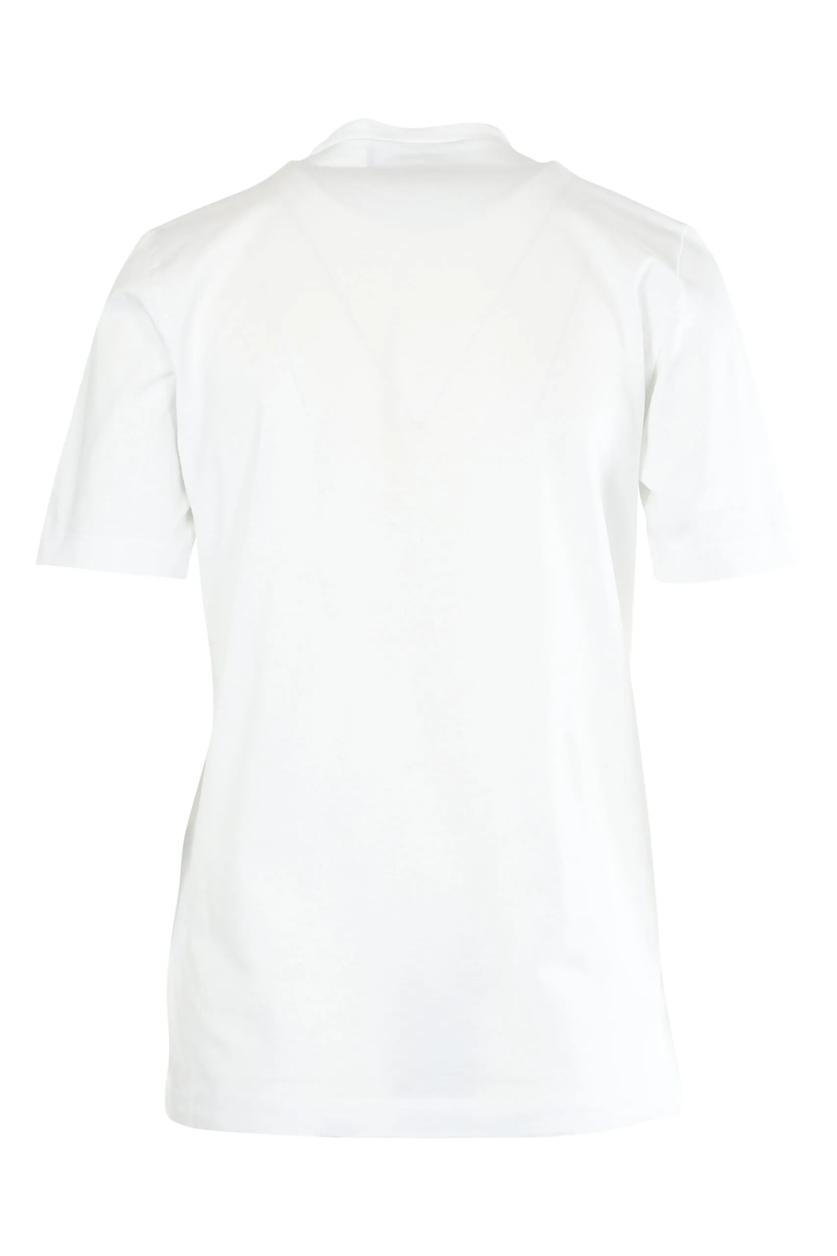 Camiseta blanca de manga corta con corazón