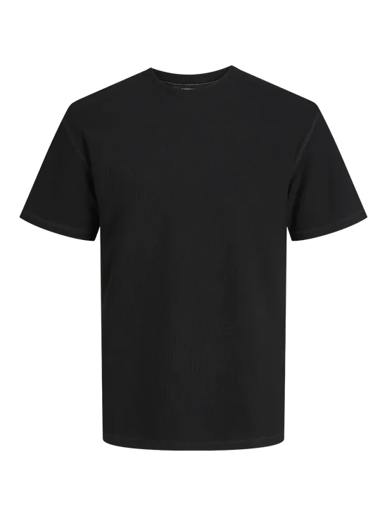 CAMISETA BáSICA MANGA CORTA NEGRA JCOBLACK