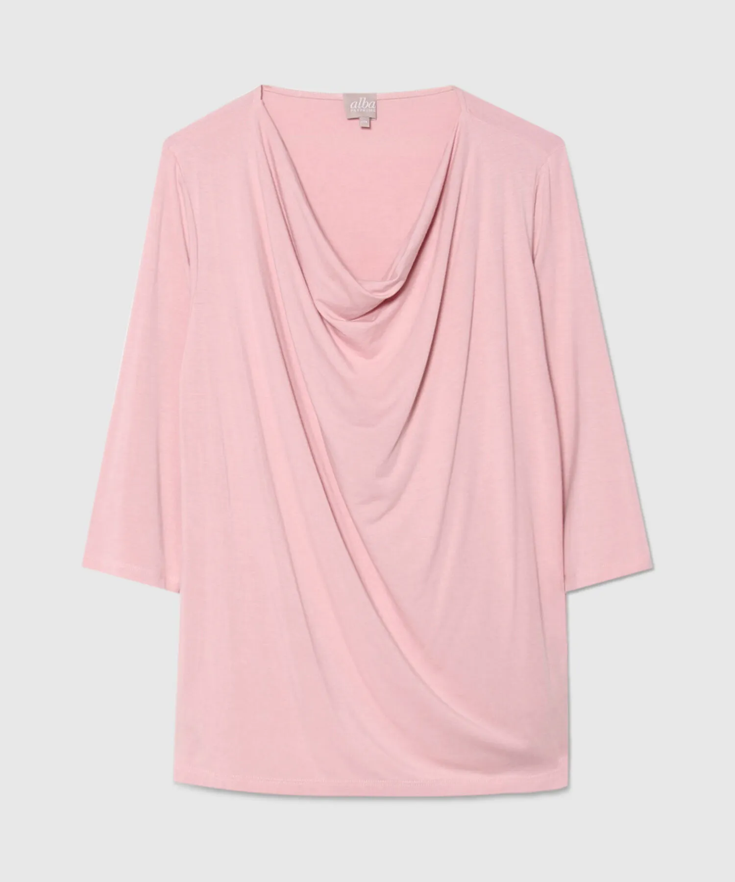 CAMISETA CON CUELLO DRAPEADO
