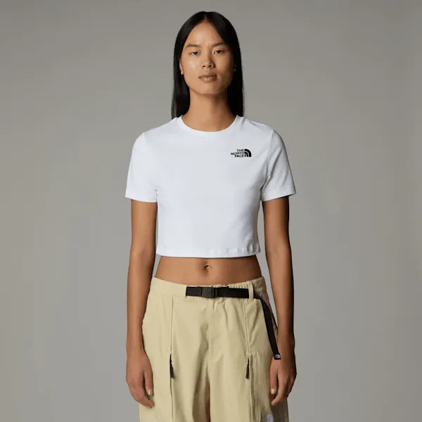 Camiseta corta para mujer