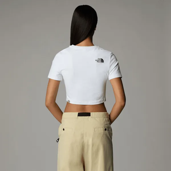 Camiseta corta para mujer