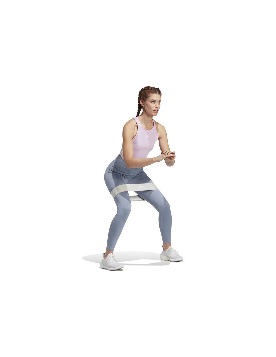 Camiseta de Fitness adidas 3S Crop Tk Mujer