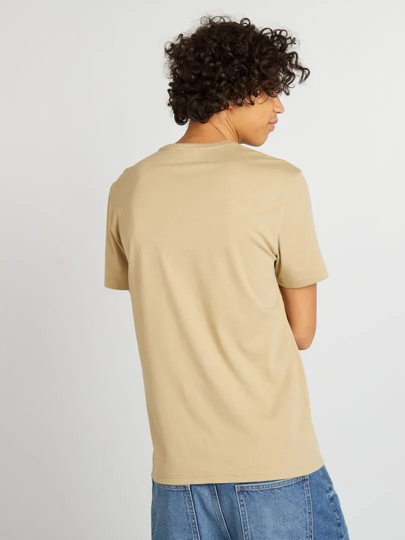 CAMISETA DE MANGA CORTA 'DRAGON BALL Z'  BEIGE