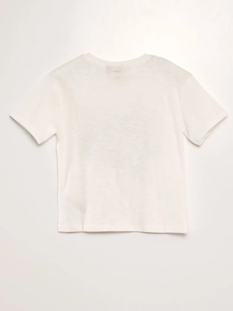CAMISETA DE MANGA CORTA 'SIMPSONS'  BLANCO