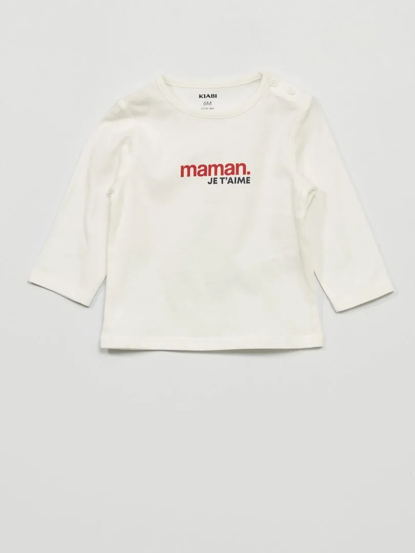 CAMISETA DE PUNTO  BLANCO