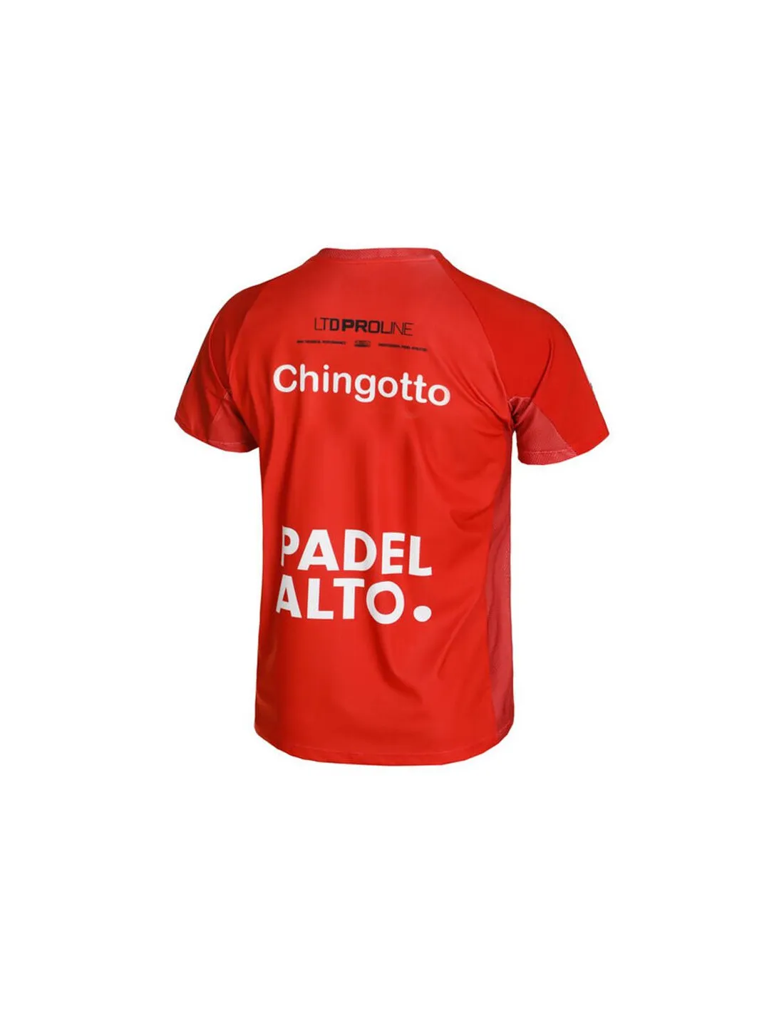Camiseta de Pádel Bullpadel Odeon Rojo Hombre