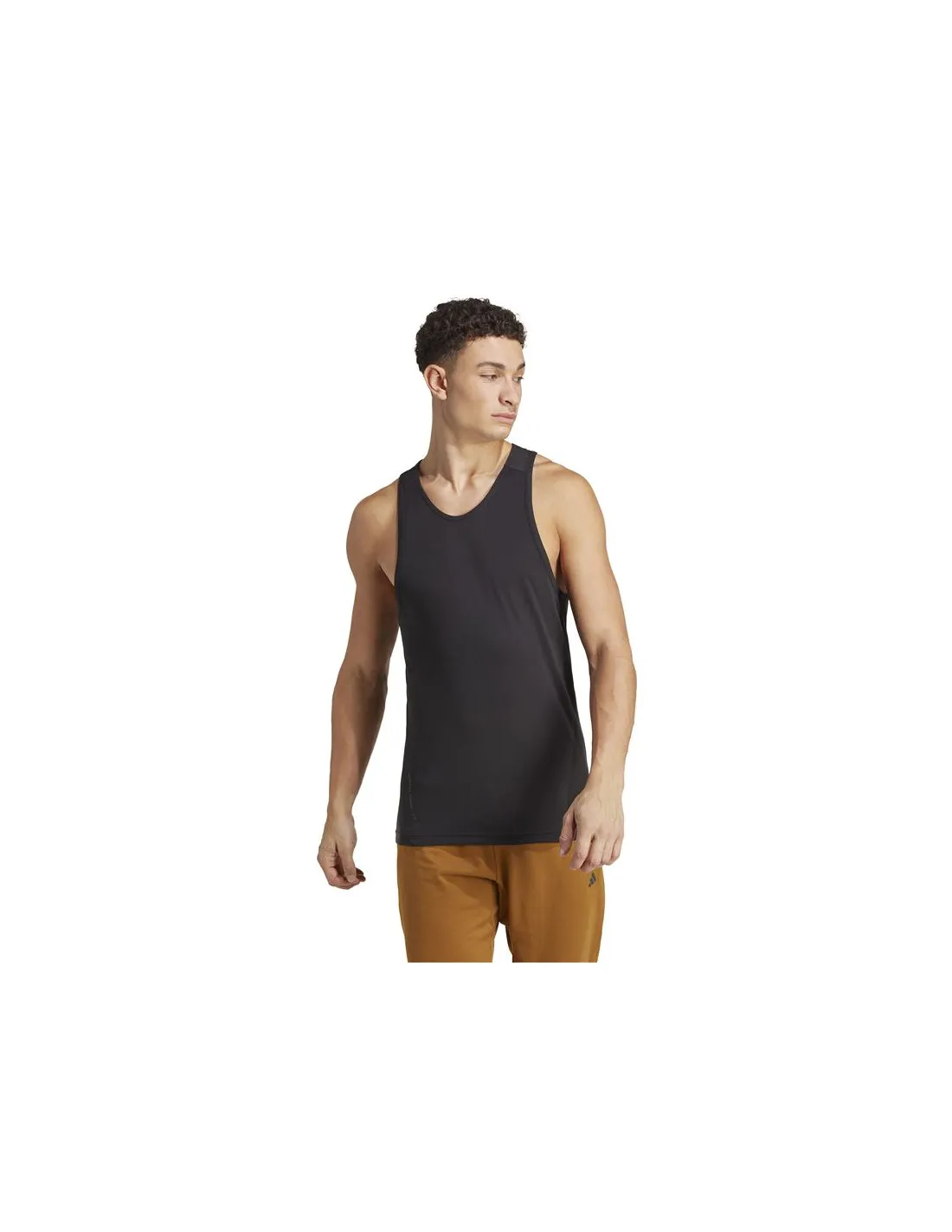 Camiseta de Yoga adidas Base Negro Hombre
