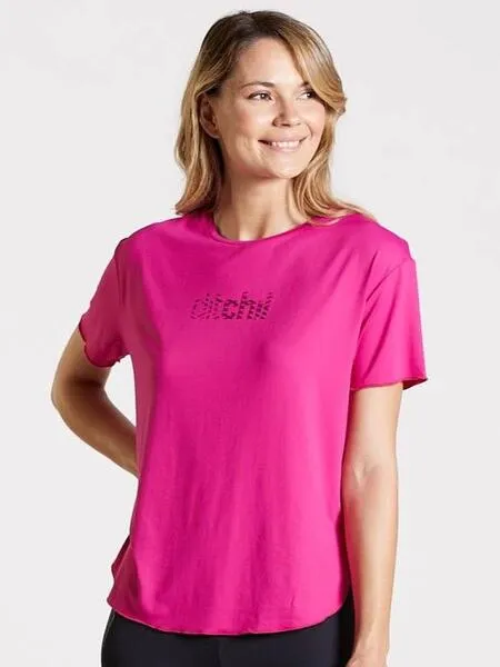 Camiseta Ditchil Incredible Fucsia Mujer