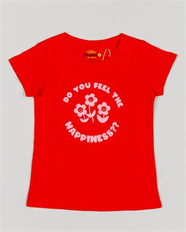 Camiseta Estampada manga corta niña Losan