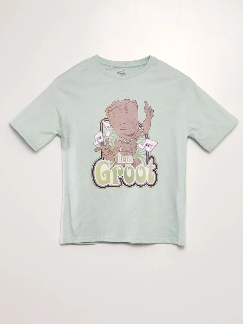 CAMISETA ESTAMPADA 'GROOT'  VERDE