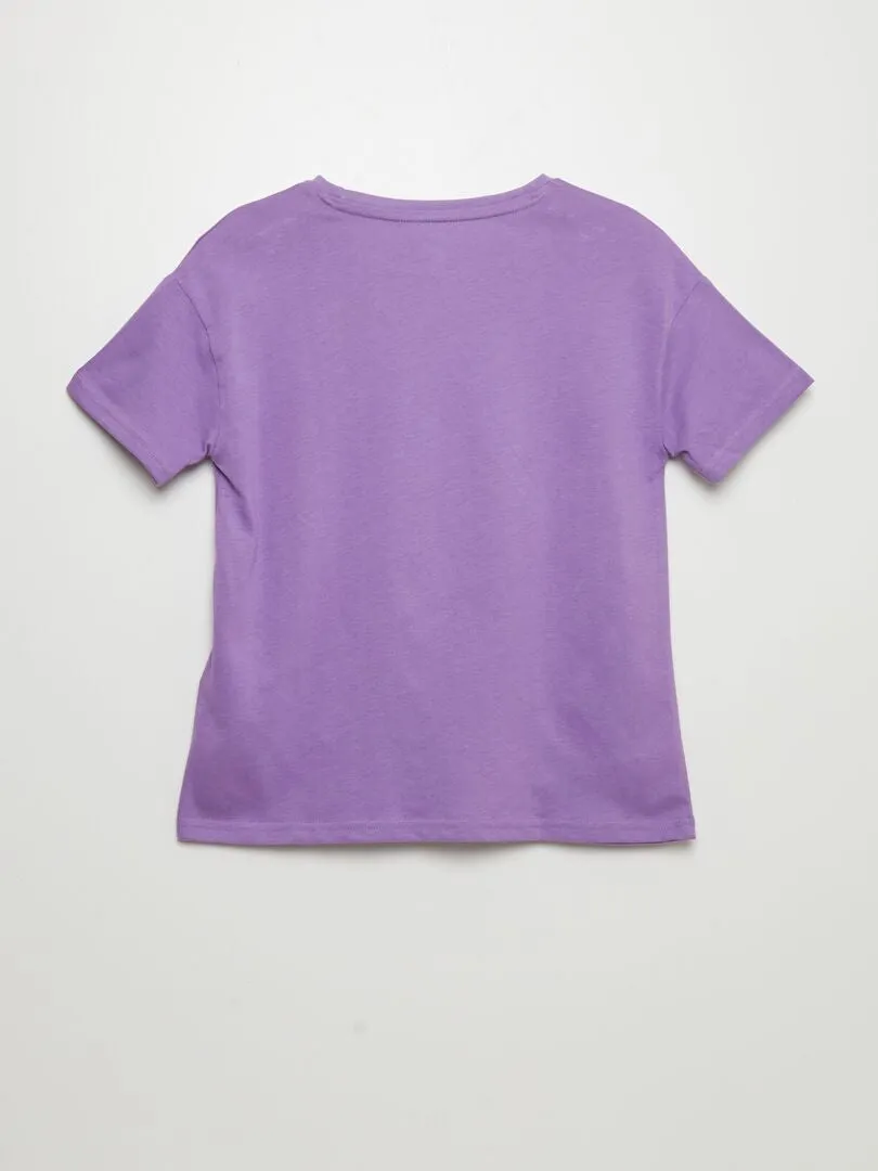 CAMISETA ESTAMPADA 'MINNIE'  PURPURA