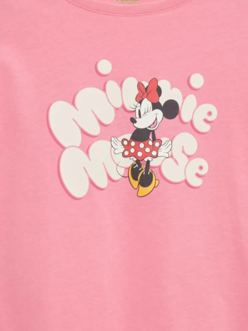 CAMISETA ESTAMPADA 'MINNIE'  ROSA