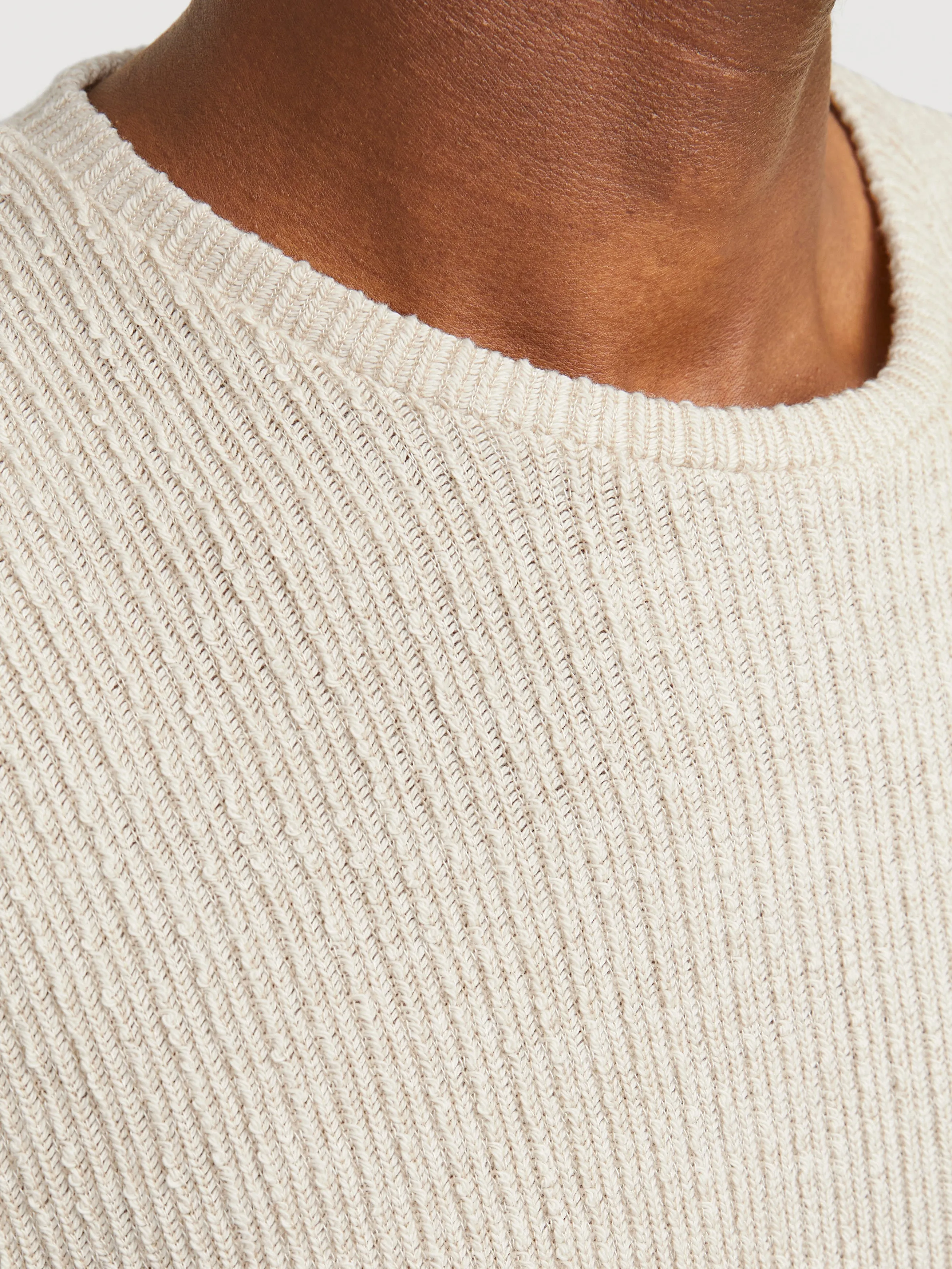Camiseta Estampado Cuello redondo | Beige | Jack & Jones®