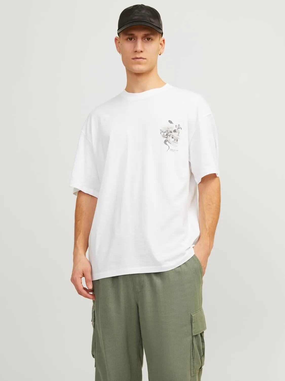 Camiseta Estampado Cuello redondo | Blanco | Jack & Jones®