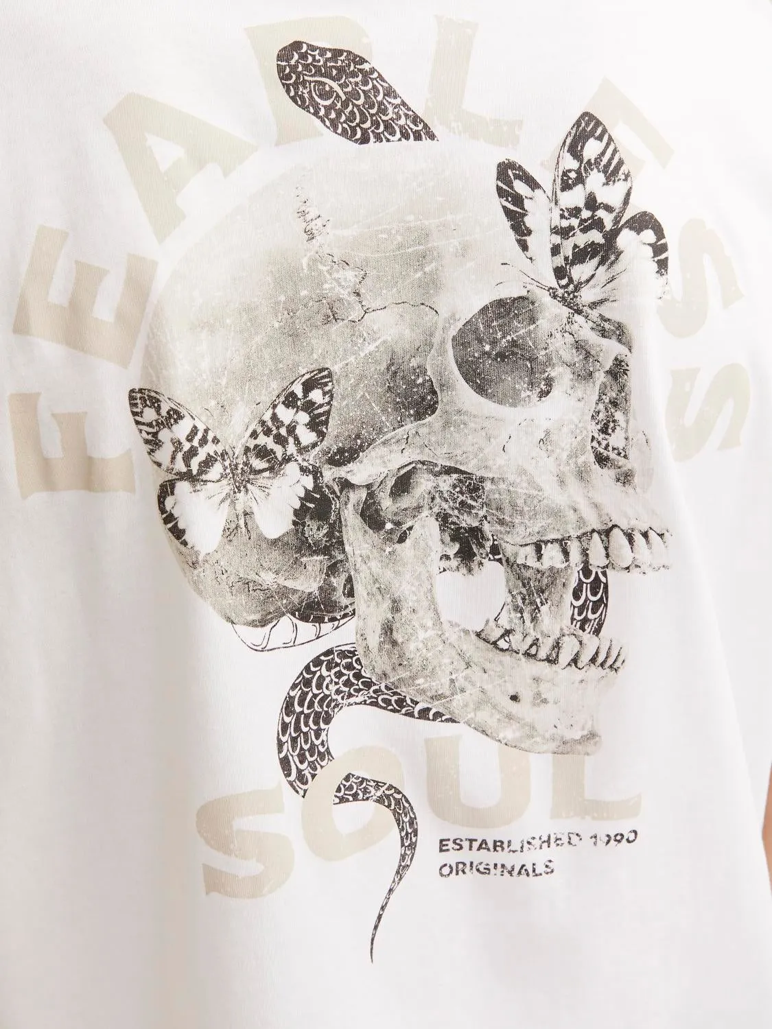 Camiseta Estampado Cuello redondo | Blanco | Jack & Jones®