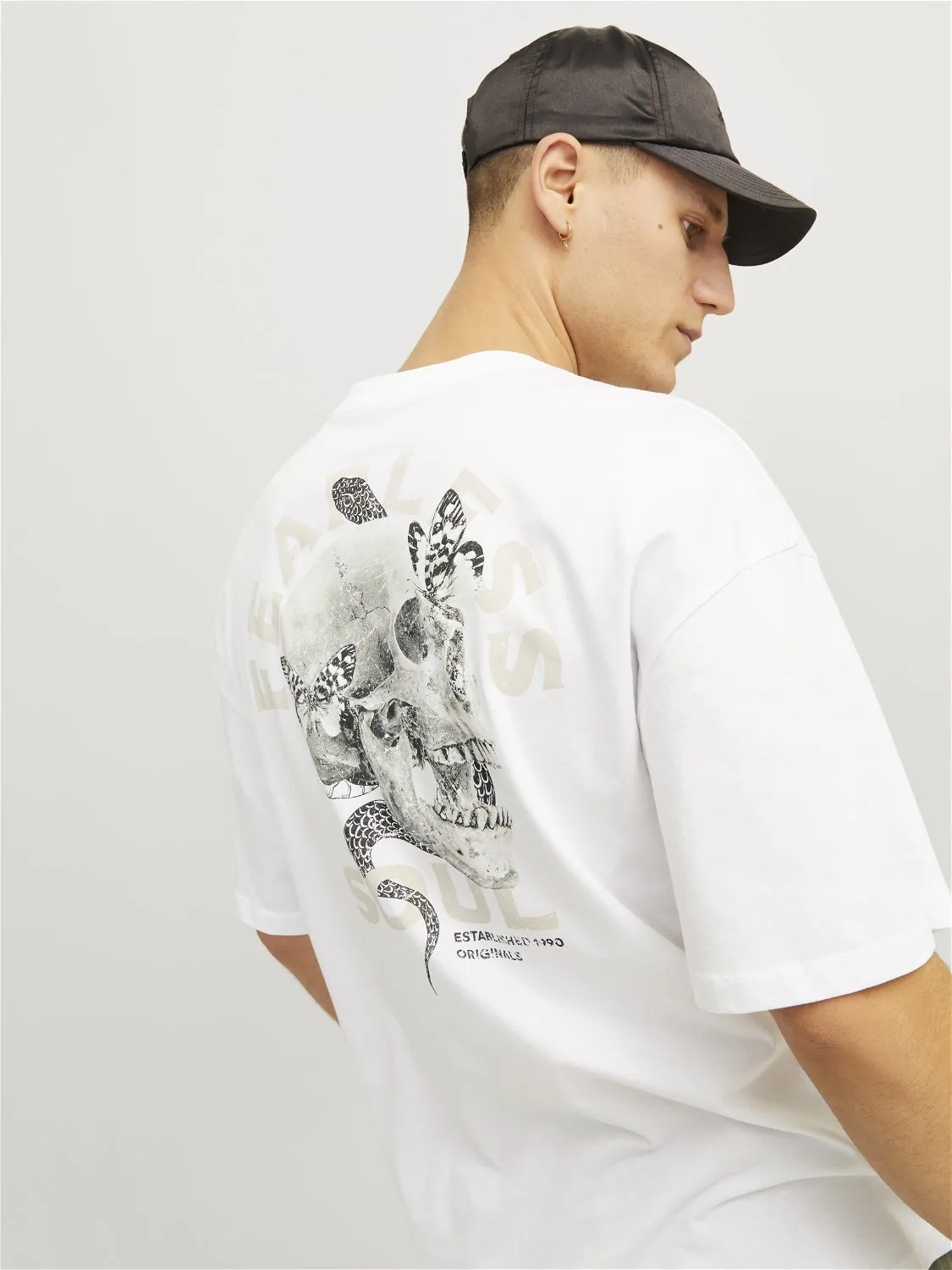 Camiseta Estampado Cuello redondo | Blanco | Jack & Jones®
