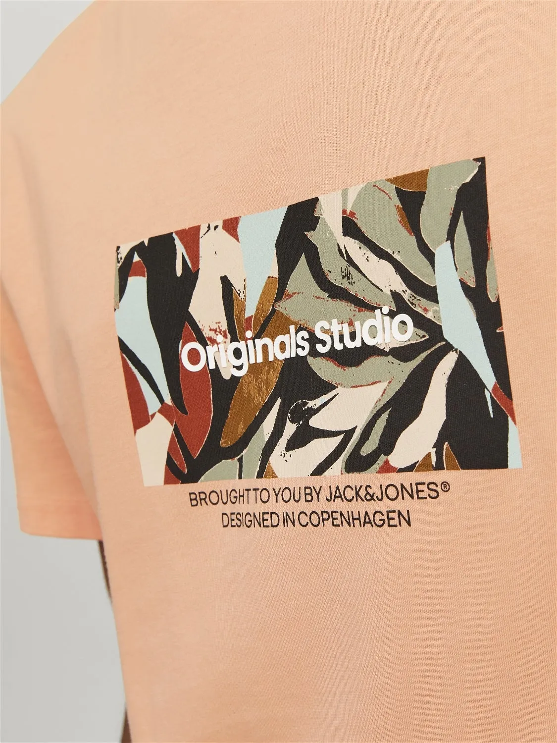 Camiseta Estampado Cuello redondo | Naranja intermedio | Jack & Jones®
