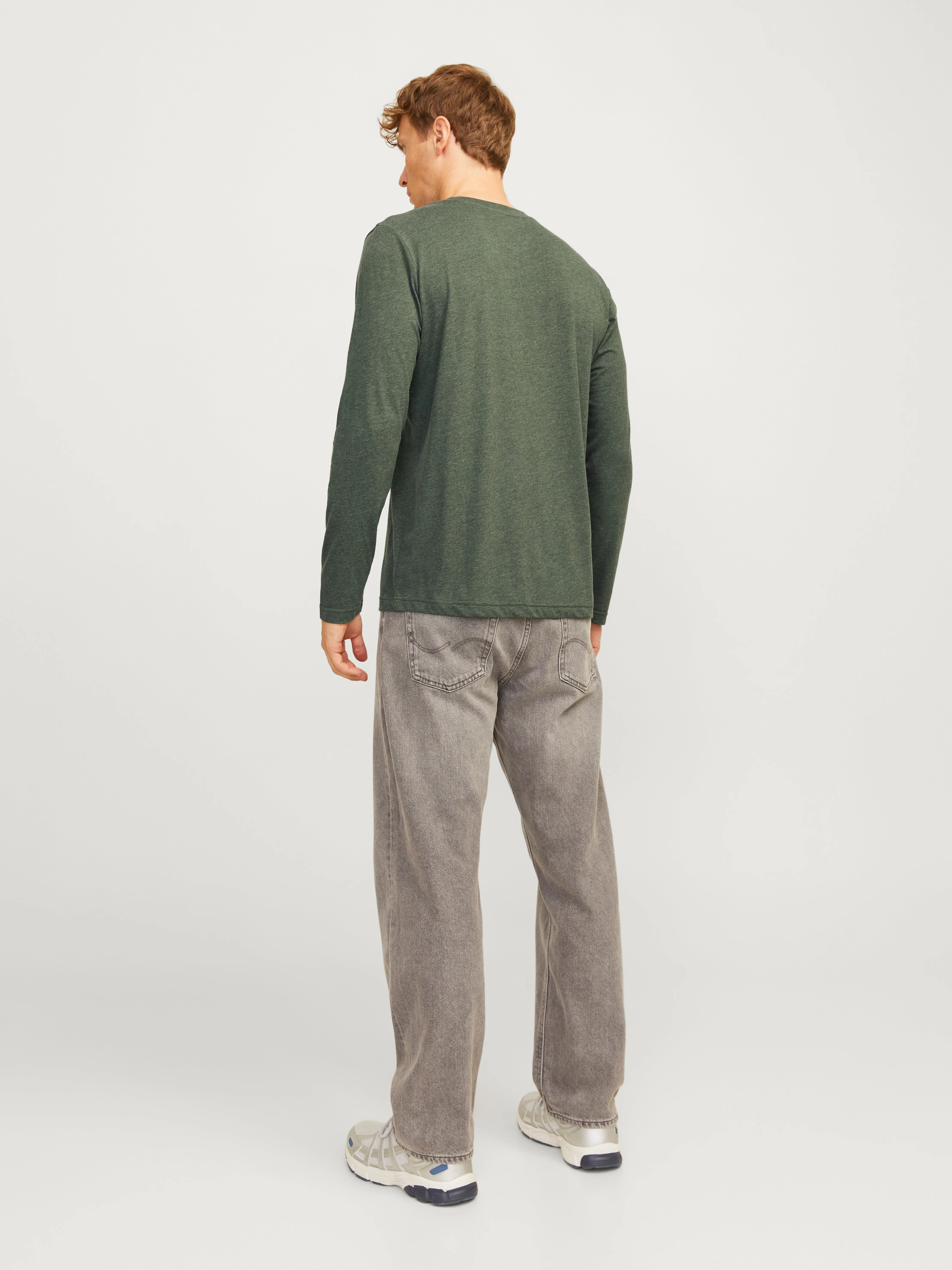 Camiseta Estampado Cuello redondo | Verde oscuro | Jack & Jones®