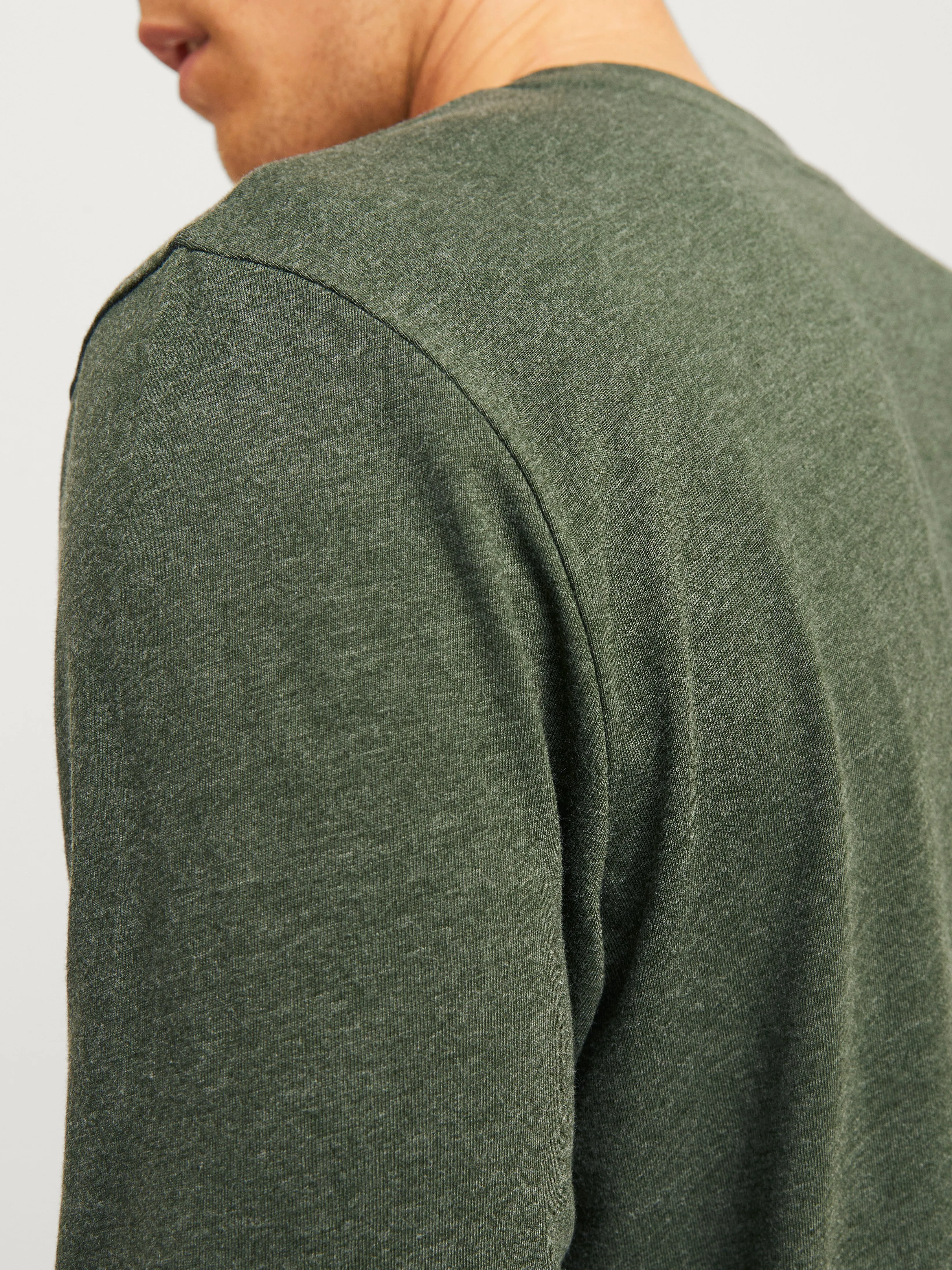 Camiseta Estampado Cuello redondo | Verde oscuro | Jack & Jones®