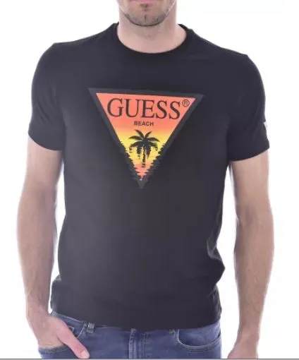 CAMISETA HOMBRE GUESS 5337 NEGRO