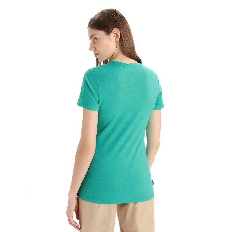 Camiseta Icebreaker Tech Lite II Cadence Paths (Fresh) Mujer