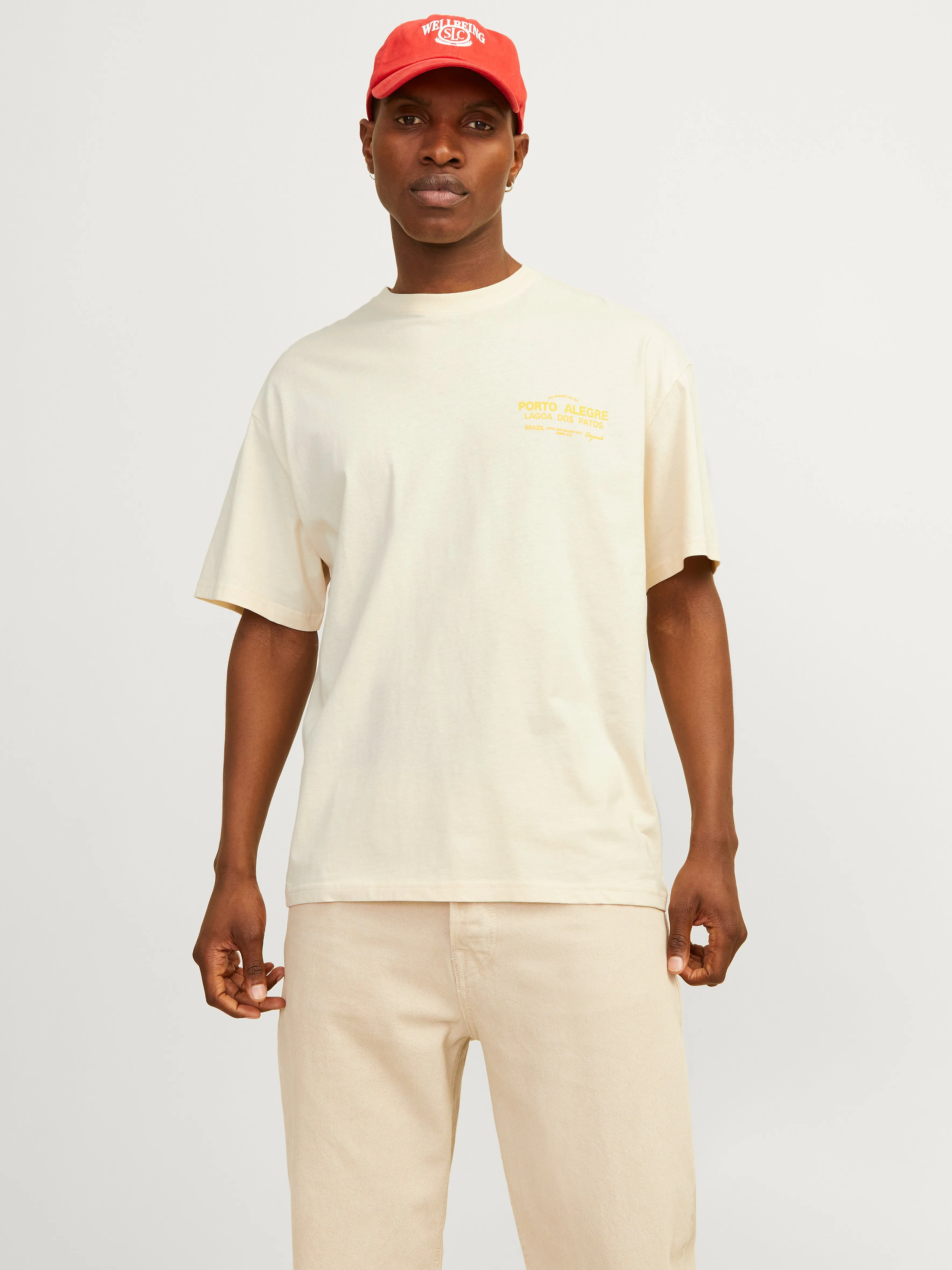 Camiseta Liso Cuello redondo | Blanco | Jack & Jones®