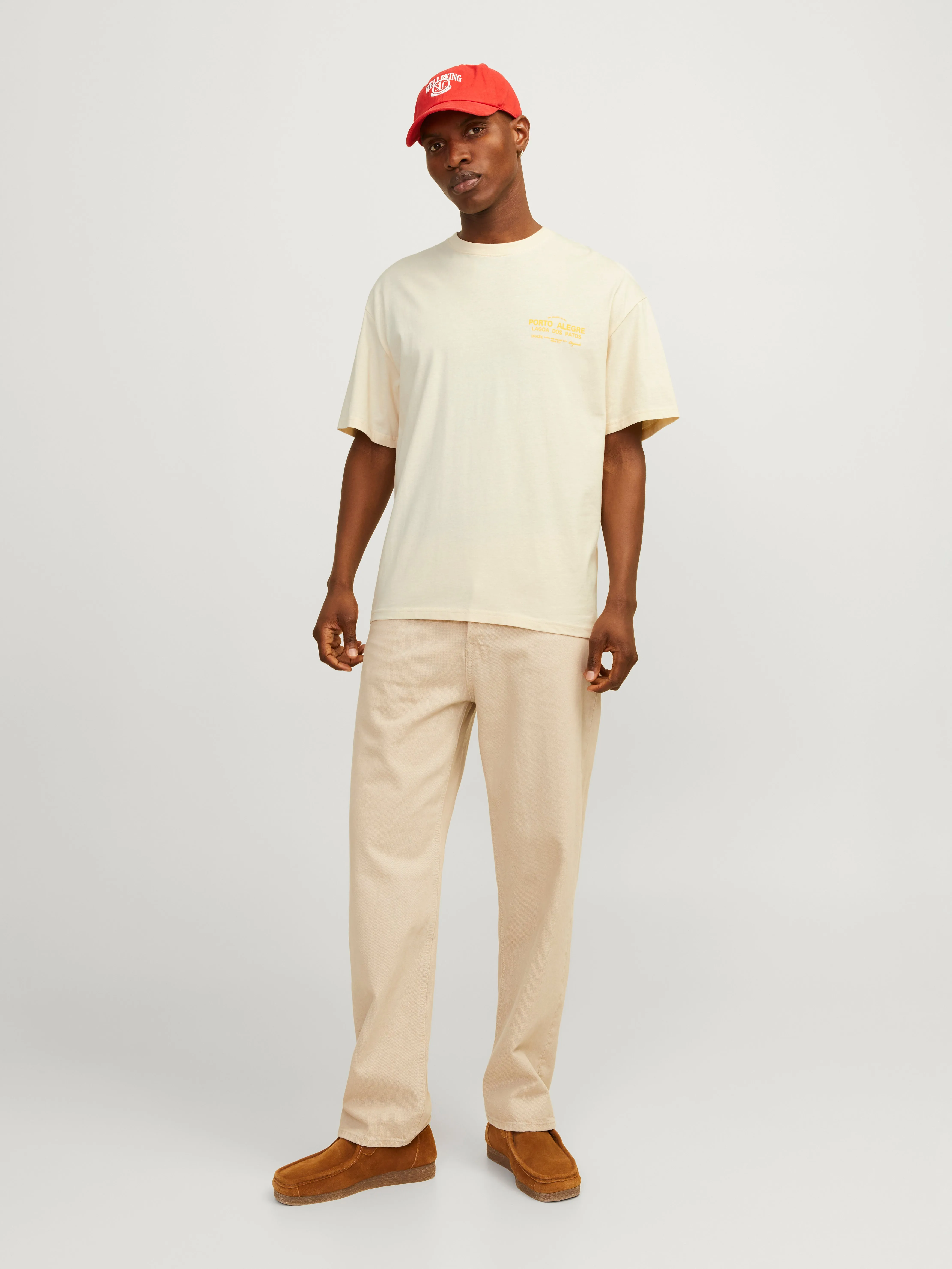 Camiseta Liso Cuello redondo | Blanco | Jack & Jones®