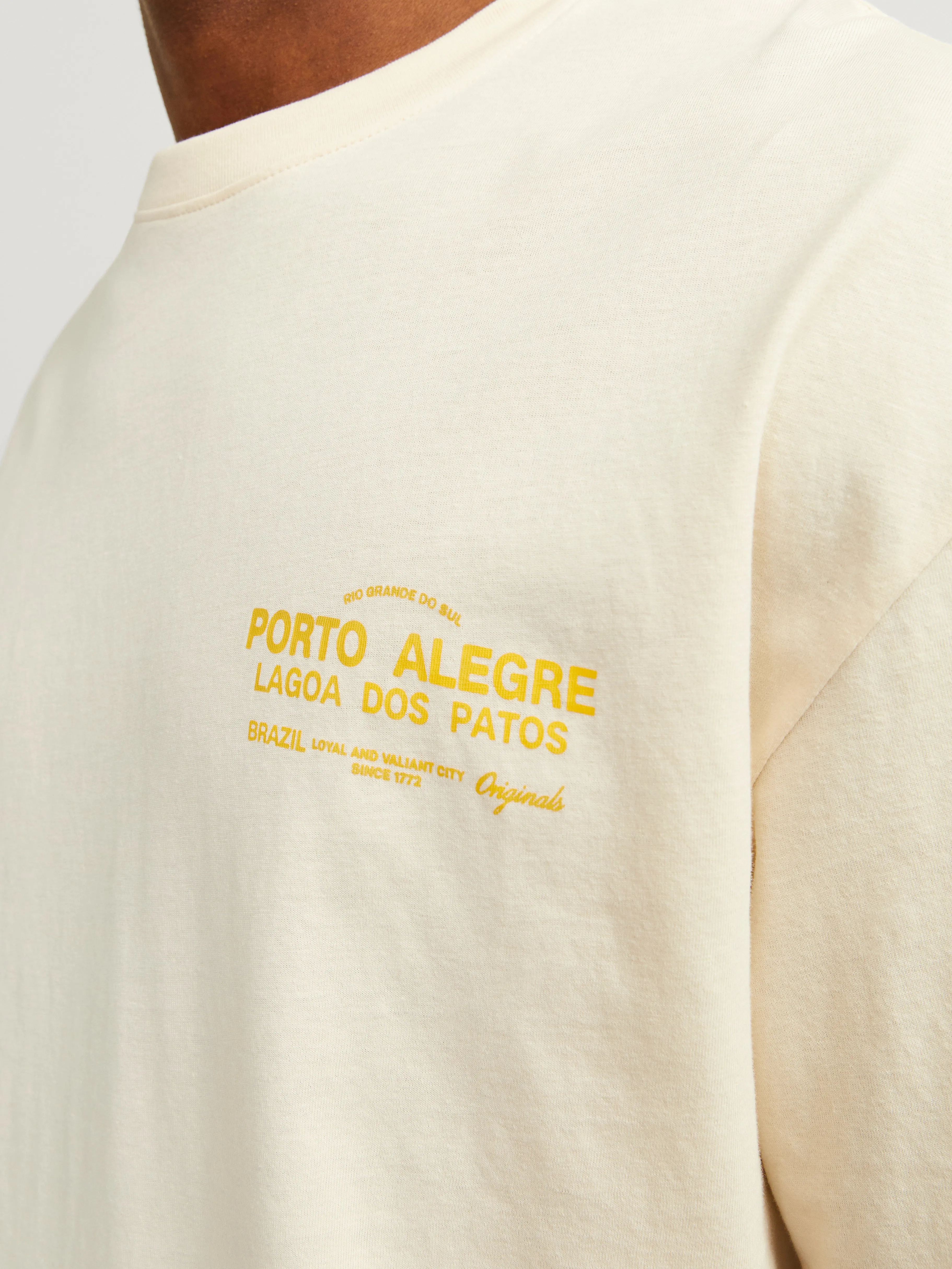 Camiseta Liso Cuello redondo | Blanco | Jack & Jones®