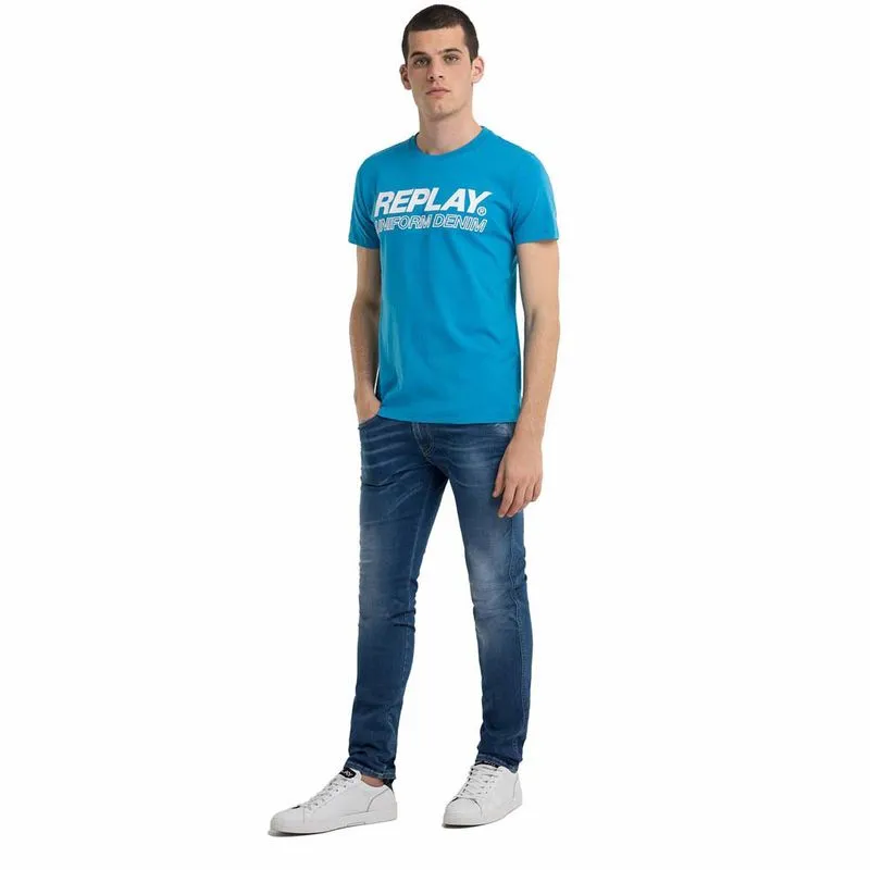 Camiseta Manga Corta Para Hombre Replay