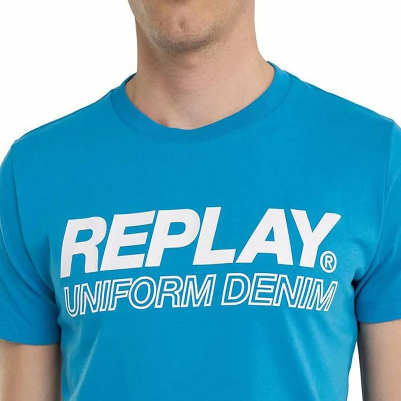 Camiseta Manga Corta Para Hombre Replay