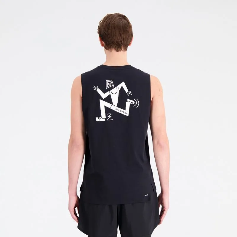 Camiseta Manga Sisa Para Hombre Camiseta De Hombre New Balance