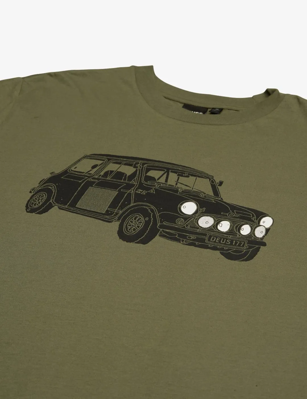 CAMISETA MINI VERDE KAKI