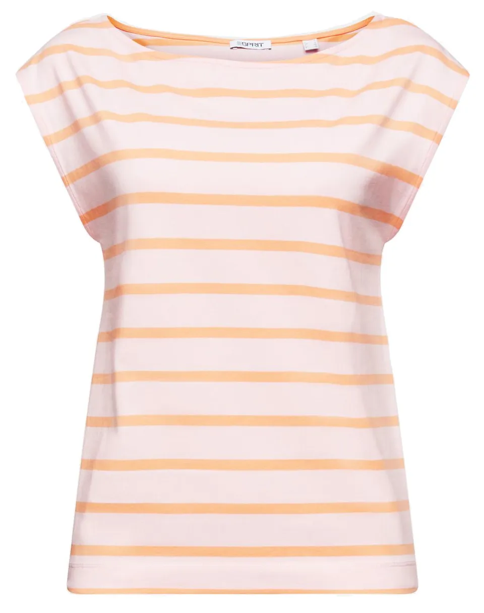 CAMISETA SIN MANGAS A RAYAS MUJER ESPRIT