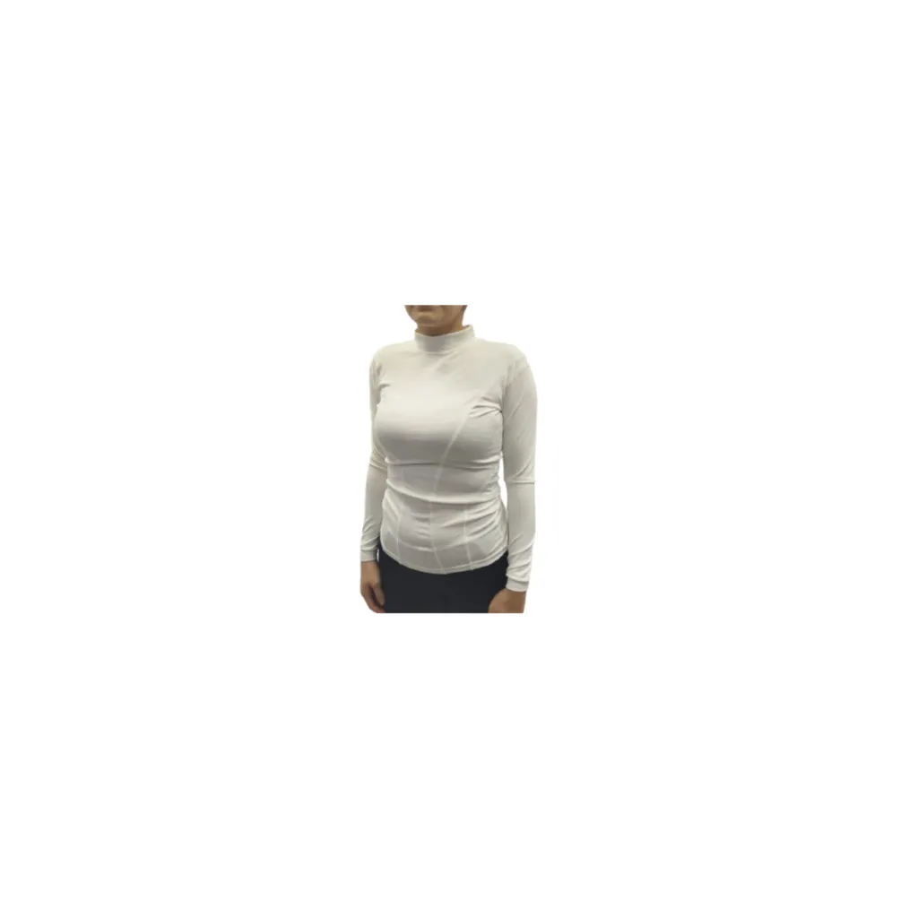 CAMISETA TERMICA BLANCA MUJER DEPORTIVA URBANA  TERMLOC2