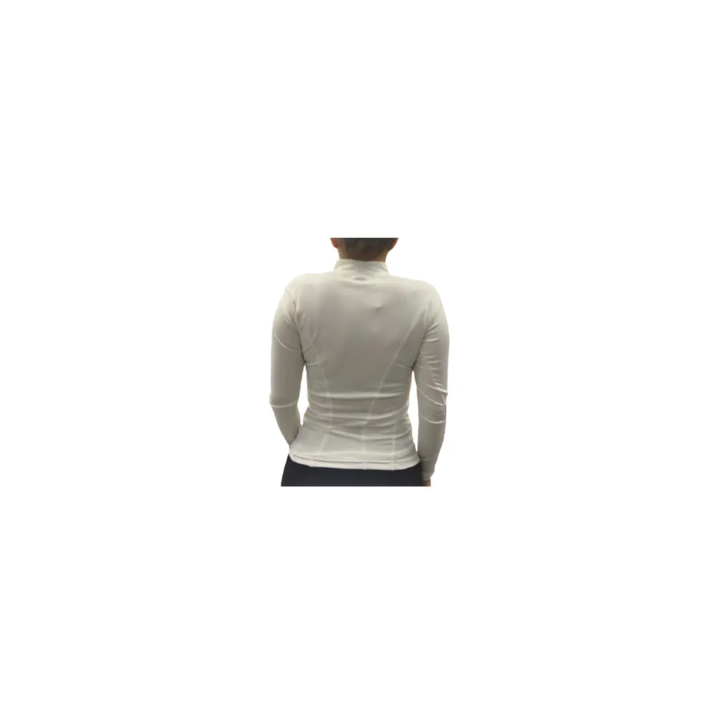 CAMISETA TERMICA BLANCA MUJER DEPORTIVA URBANA  TERMLOC2