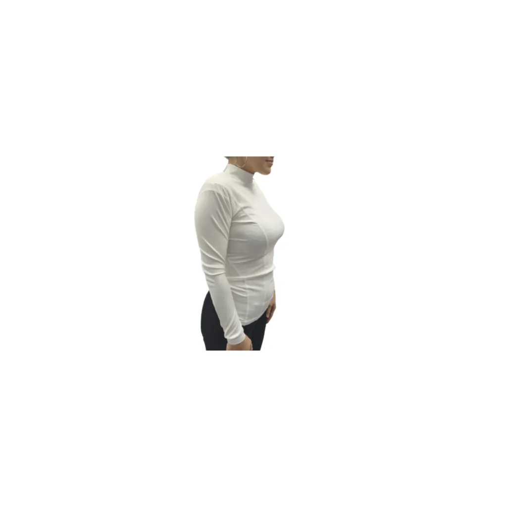CAMISETA TERMICA BLANCA MUJER DEPORTIVA URBANA  TERMLOC2