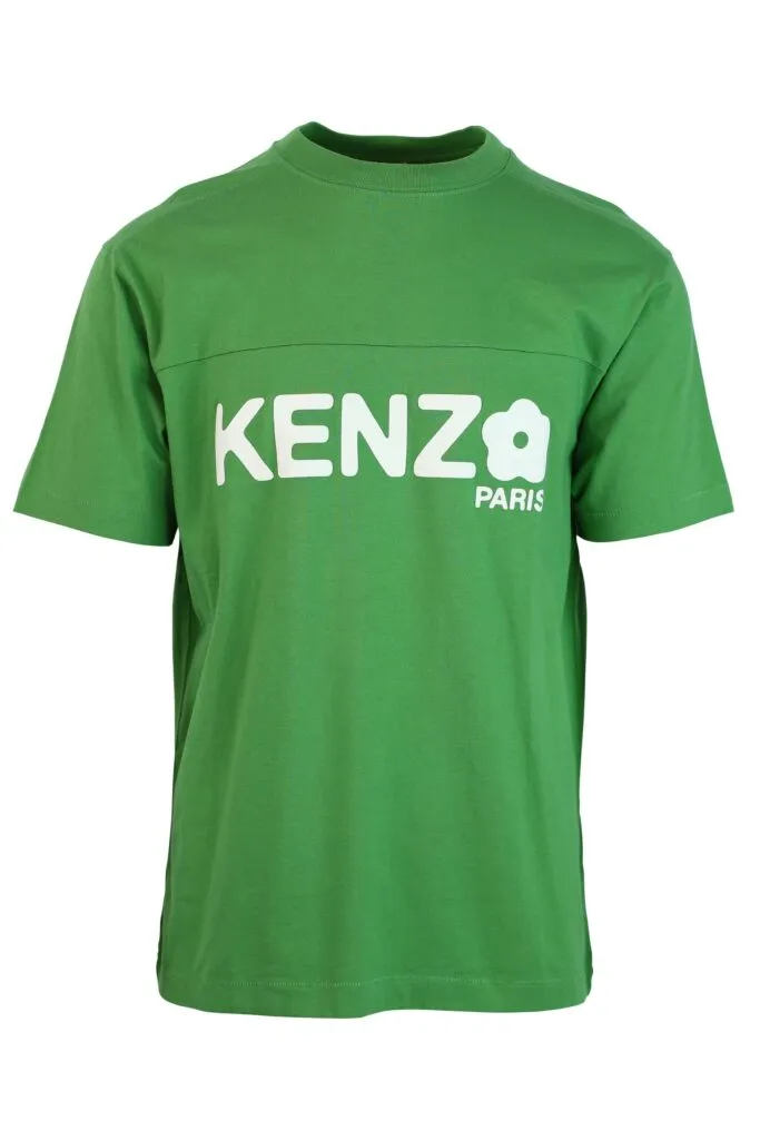 Camiseta verde con maxilogo 