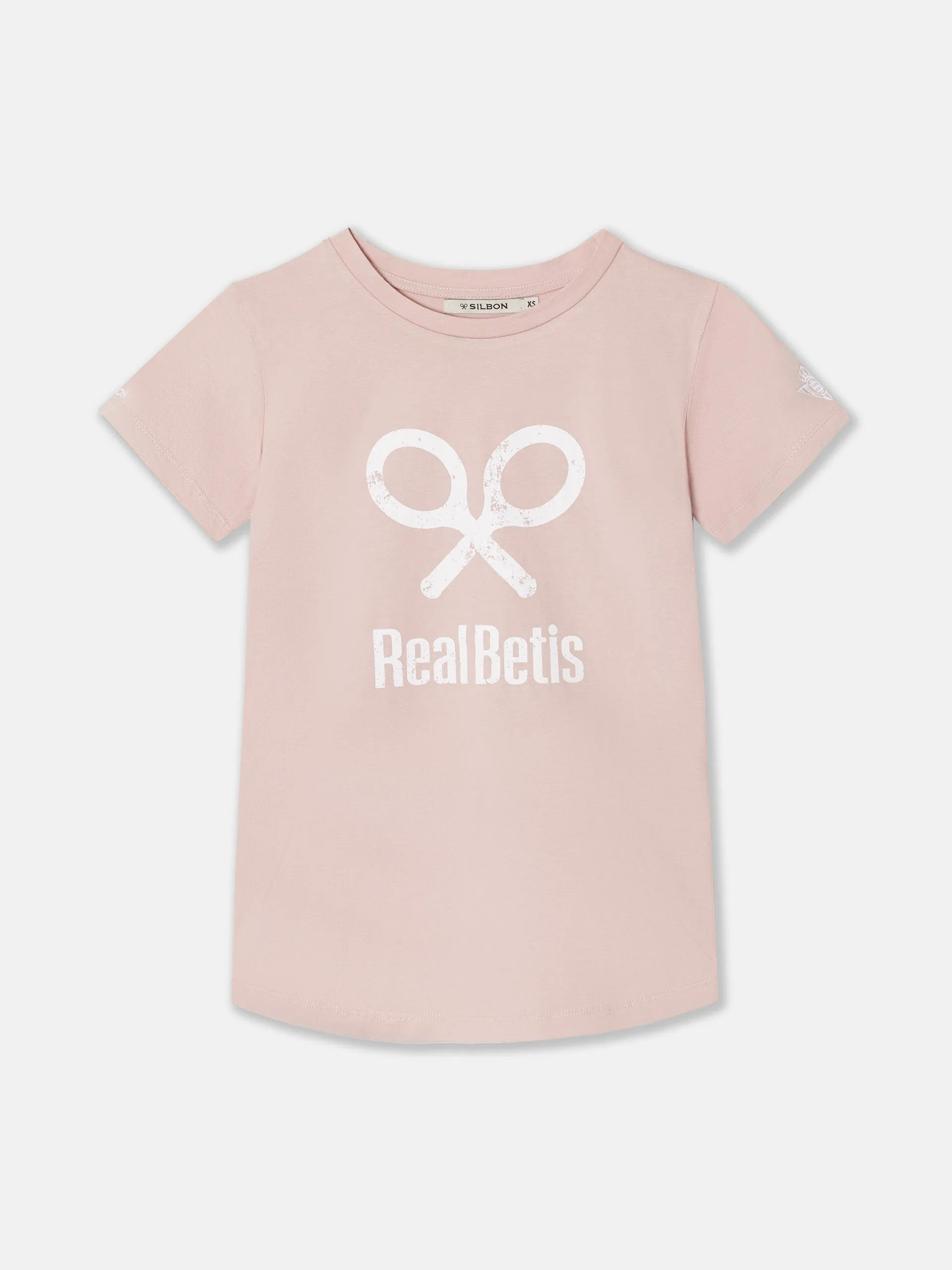 Camiseta woman raqueta real betis rosa