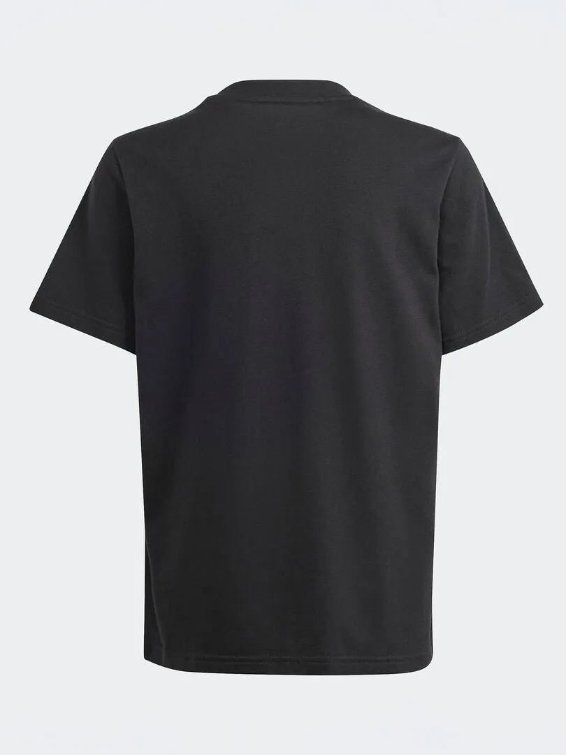 CAMISETA 'ADIDAS' CON LOGO GRANDE  NEGRO