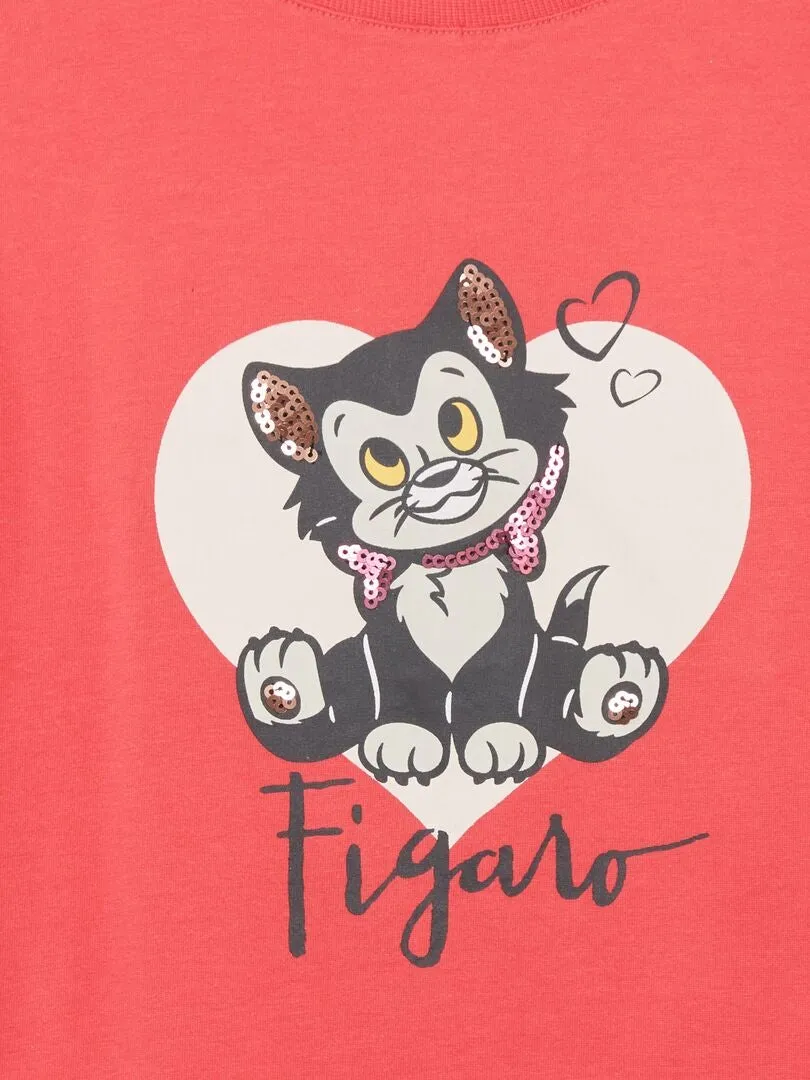 CAMISETA 'DISNEY' CON LENTEJUELAS  ROSA