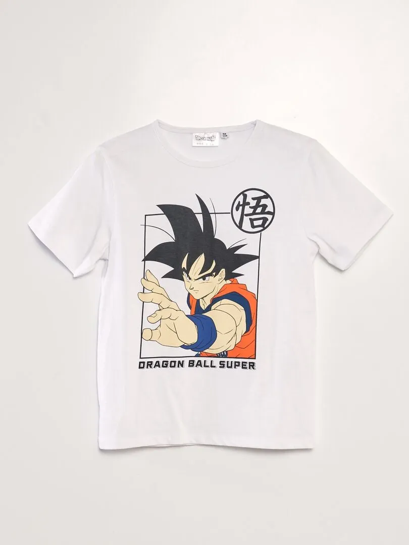 CAMISETA 'DRAGON BALL'  BLANCO