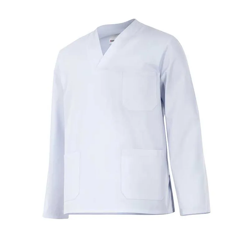 CAMISOLA PIJAMA MANGA LARGA BLANCA  VELILLA
