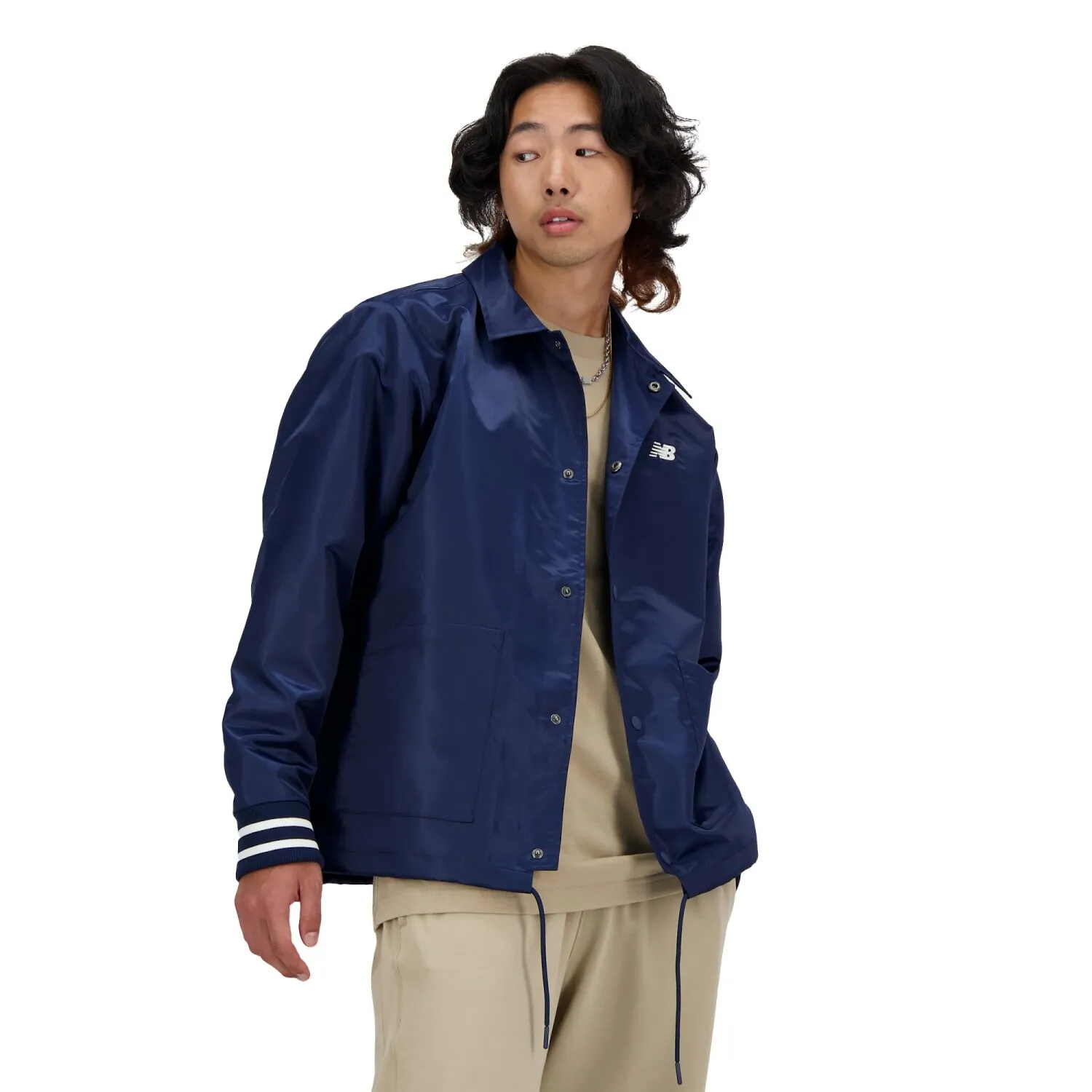 CAMPERA NEW BALANCE DE HOMBRE  GREATEST HITS  MJ41553NNY  BLUE