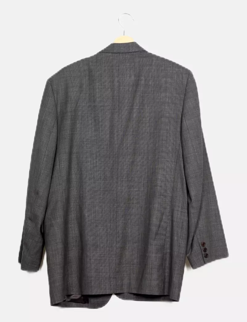 Caramelo Conjunto pantalón y chaqueta gris